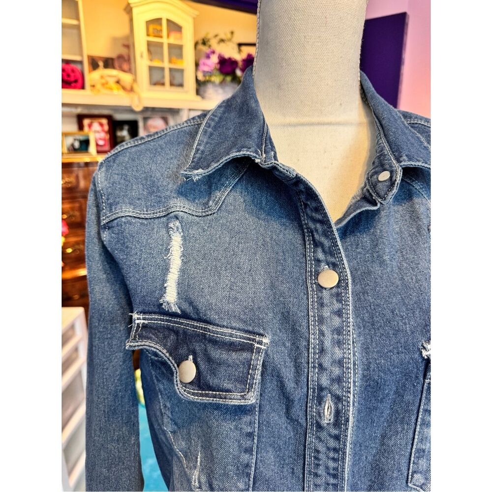 Rodeo Cowboy Denim Shirt - Picture 4 of 12